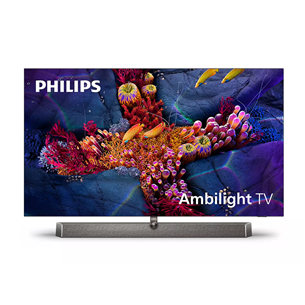Philips OLED937, 65'', Ultra HD, OLED, центральная подставка, серый - Телевизор 65OLED937/12
