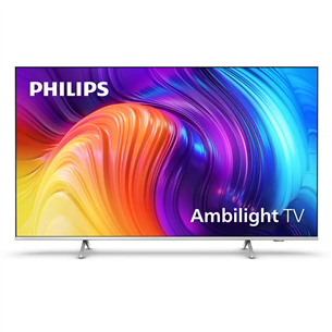 Philips The One PUS8507, 43", 4K UHD, LED LCD, боковые ножки, серебристый - Телевизор