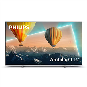 Philips PUS8057, 55'', 4K UHD, LED LCD, pastatomas, pilkas - Televizorius