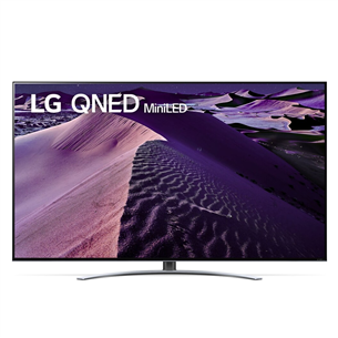 LG QNED873QB, 65'', 4K UHD, QNED MiniLED, центральная подставка, серый/черный - Телевизор