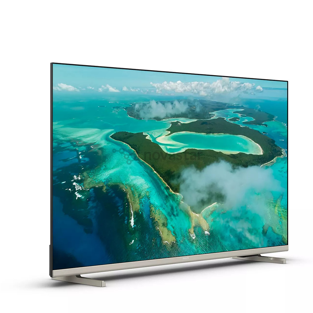 Philips PUS7657, 43'', 4K UHD, LED LCD, feet stand, gray - TV