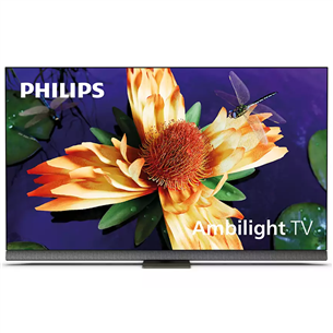 Philips OLED907, 55", 4K UHD, OLED, центральная подставка, серый - Телевизор