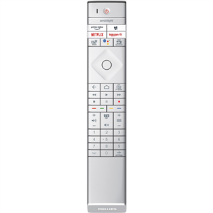 Philips OLED907, 55", OLED, Ultra HD, центральная подставка, серый - Телевизор