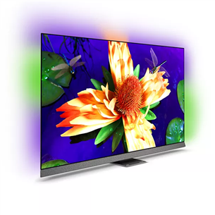 Philips OLED907, 48", 4K UHD, OLED, центральная подставка, серый - Телевизор