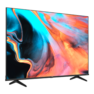 Hisense E7HQ, 50'', 4K UHD, QLED, боковые ножки, черный - Телевизор