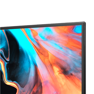 Hisense E7HQ, 50'', 4K UHD, QLED, боковые ножки, черный - Телевизор