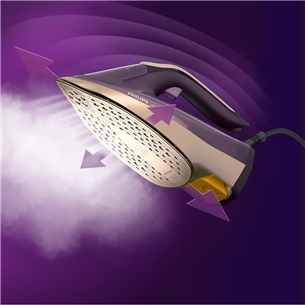 Philips Azur 8000, 3000 W, purple/gold - Steam iron DST8040/30