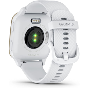 Išmanusis laikrodis Garmin Venu Sq 2, 40 mm, cream gold / white