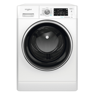 Whirlpool, 9 kg, depth 63 cm, 1400 rpm - Front Load Washing Machine