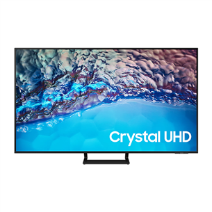 Samsung Crystal BU8572, Ultra HD, 65'', LED LCD, центральная подставка, черный - Телевизор