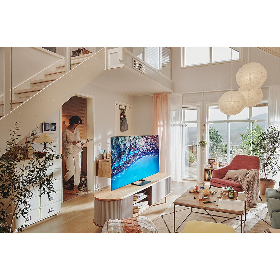Samsung Crystal BU8572, 65'', 4K UHD, LED LCD, central stand, black - TV