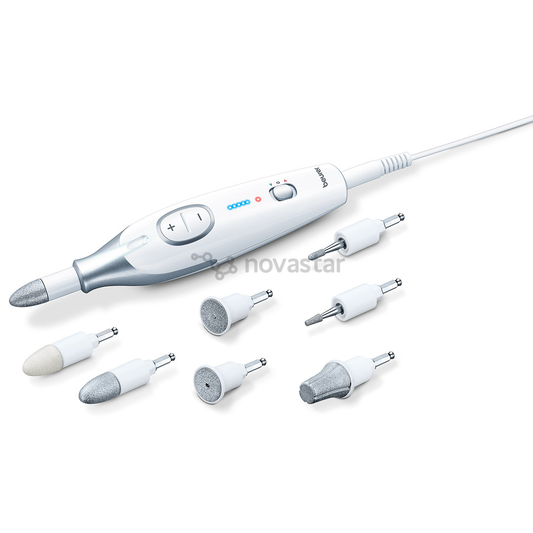 Beurer, белый/серый - Набор для маникюра и педикюра