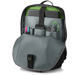 Nešiojamo kompiuterio kuprinė HP Pavilion Gaming Backpack 300, 17.3'', juoda