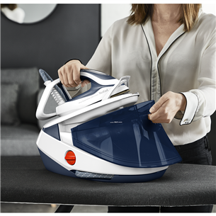 Tefal Pro Express Ultimate II, 3000 Вт, синий/белый - Гладильная система