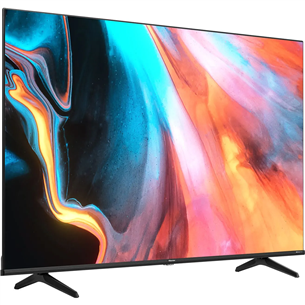 Hisense E7HQ, 65", 4K UHD, QLED, боковые ножки, черный - Телевизор