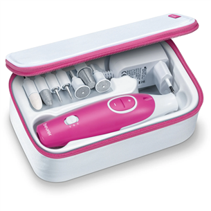 Beurer, pink/white - Manicure/pedicure set