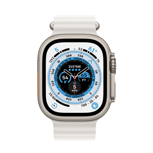 Išmanusis laikrodis Apple Watch Ultra, Ocean Band, white