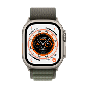 Apple Watch Ultra, Alpine Loop, Small, green - Smartwatch
