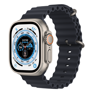 Išmanusis laikrodis Apple Watch Ultra, Ocean Band, midnight MQFK3EL/A