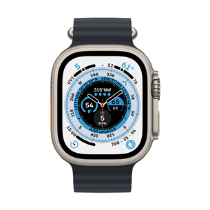 Išmanusis laikrodis Apple Watch Ultra, Ocean Band, midnight