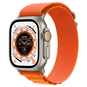 Išmanusis laikrodis Apple Watch Ultra, Alpine Loop, Medium, orange MQFL3EL/A