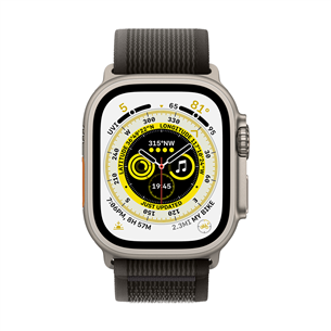 Apple Watch Ultra, Trail Loop, S/M, gray - Smartwatch