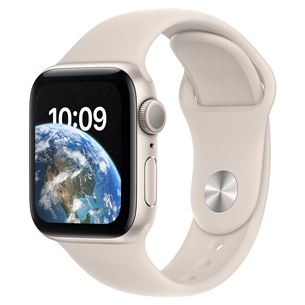 Apple Watch SE 2, GPS, 40 мм, бежевый - Смарт-часы