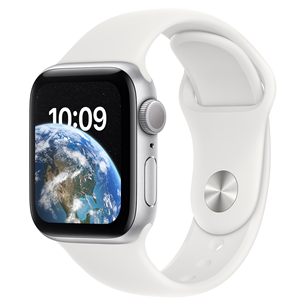 Išmanusis laikrodis Apple Watch SE 2, GPS, 40mm, silver/white MNJV3EL/A