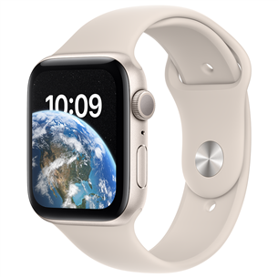 Išmanusis laikrodis Apple Watch SE 2, GPS, 44mm, starlight