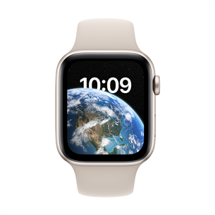 Išmanusis laikrodis Apple Watch SE 2, GPS, 44mm, starlight