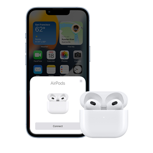 Apple AirPods 3 with Lightning Charging Case, white - True-Wireless Earbuds