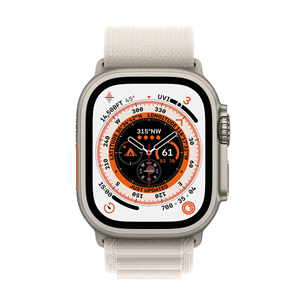 Dirželis Apple Watch 49mm, Alpine Loop, Medium, starlight