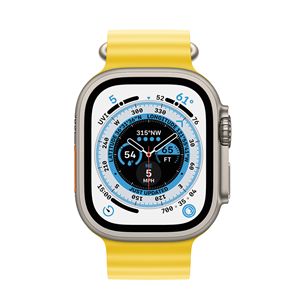 Dirželis Apple Watch 49mm, Ocean Band Extension, yellow