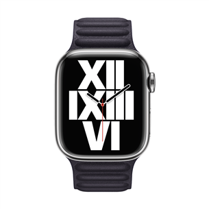 Dirželis Apple Watch 41mm, Leather Link, S/M, Ink