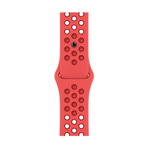 Apple Watch 45mm, Nike Sport Band, red - Replacement band