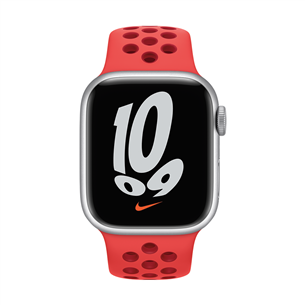 Dirželis Apple Watch 45mm, Nike Sport Band, Red