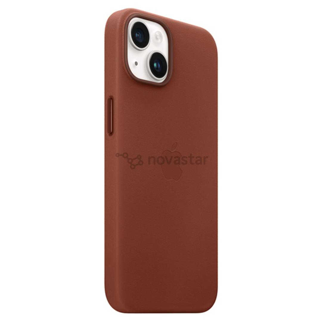 Apple iPhone 14 Leather Case with MagSafe, umber Case, MPP73ZM/A