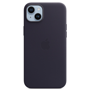 Apple iPhone 14 Plus Leather Case with MagSafe, фиолетовый - Кожаный чехол MPPC3ZM/A