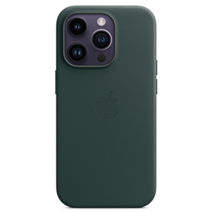 Apple iPhone 14 Pro Leather Case with MagSafe, forest green - Case