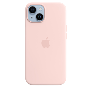 Dėklas Apple iPhone 14 Silicone Case with MagSafe, chalk pink MPRX3ZM/A
