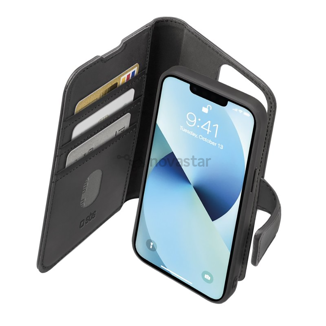 Dėklas SBS Duo Mag Wallet iPhone 14, Black