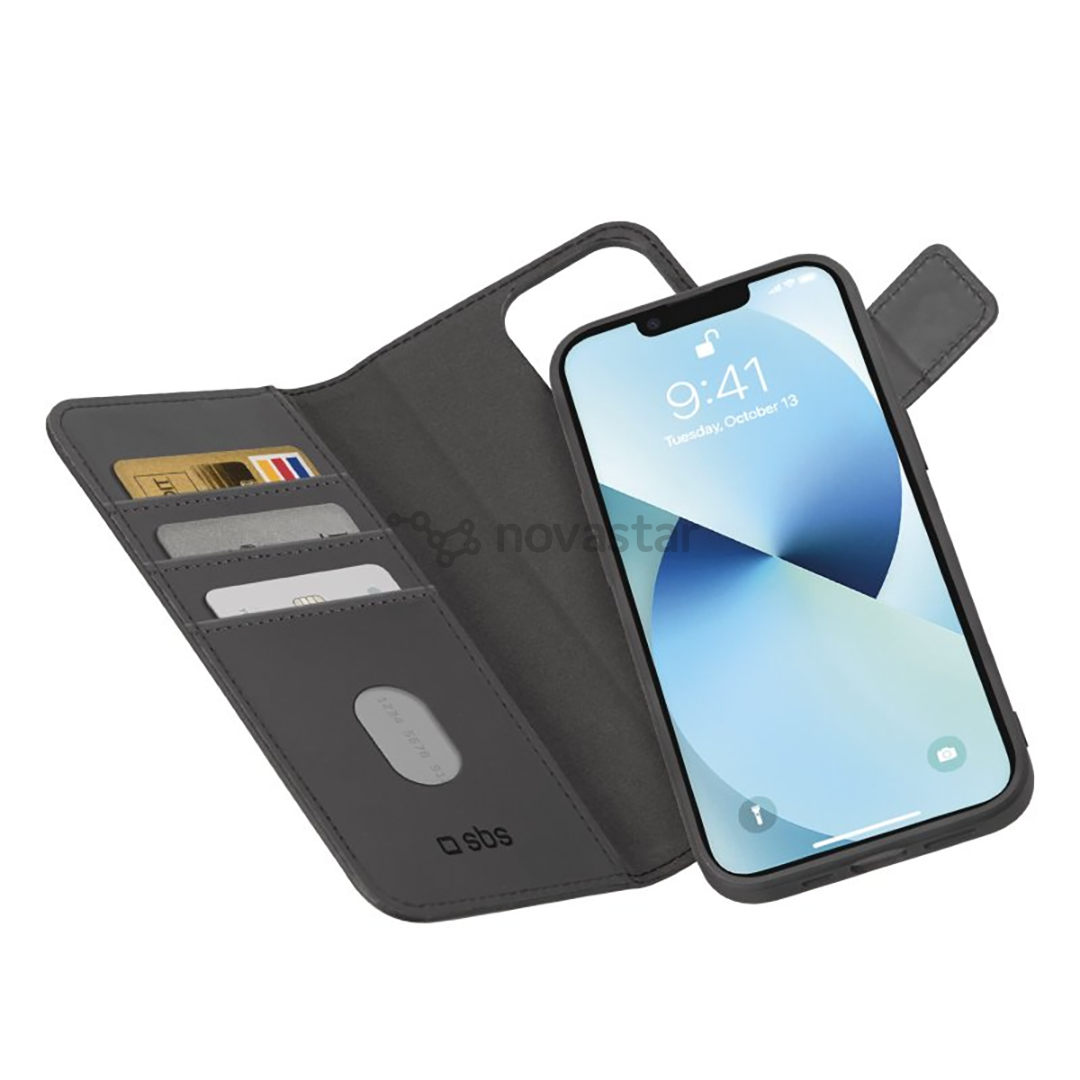 Dėklas SBS Duo Mag Wallet iPhone 14, Black