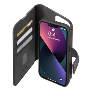 SBS Duo Mag Wallet, iPhone 14 Plus, black - Smartphone case TEBKDETIP1467K