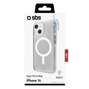 SBS Clear Force Mag, iPhone 14, clear - Case