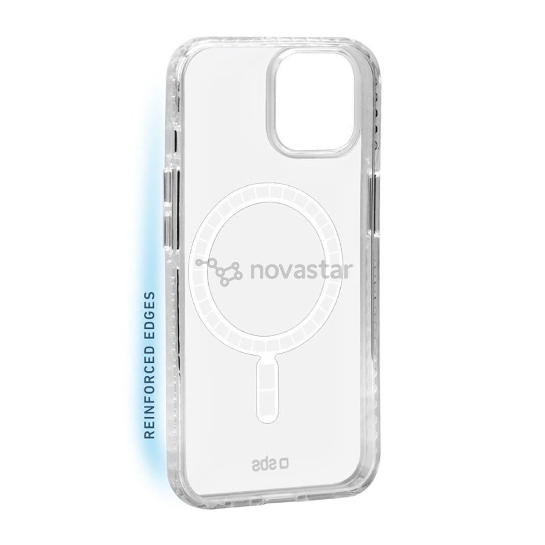 Dėklas SBS Clear Force Mag, iPhone 14 Plus, skaidrus