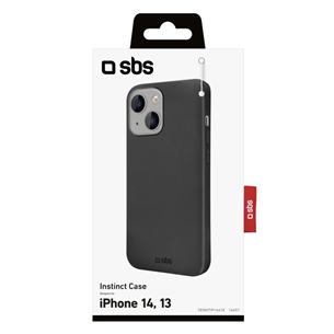 SBS Instinct cover, iPhone 14, черный - Чехол для смартфона