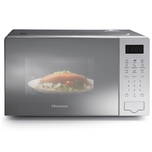 Hisense, 20 L, silver - Microwave oven H20MOMS4