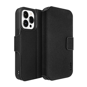 LAUT URBAN FOLIO, iPhone 14 Pro Max, black - Smartphone case L-IP22D-UF-BK