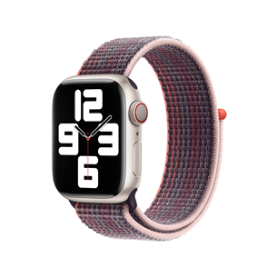 Dirželis Apple Watch 45mm, Sport Loop, Elderberry