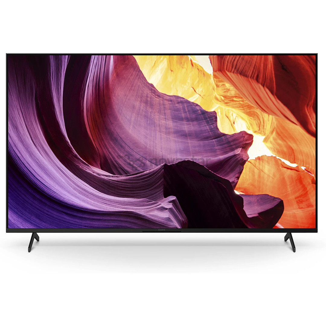 Sony X81K, 75'', 4K UHD, LED LCD, боковые ножки, черный - Телевизор